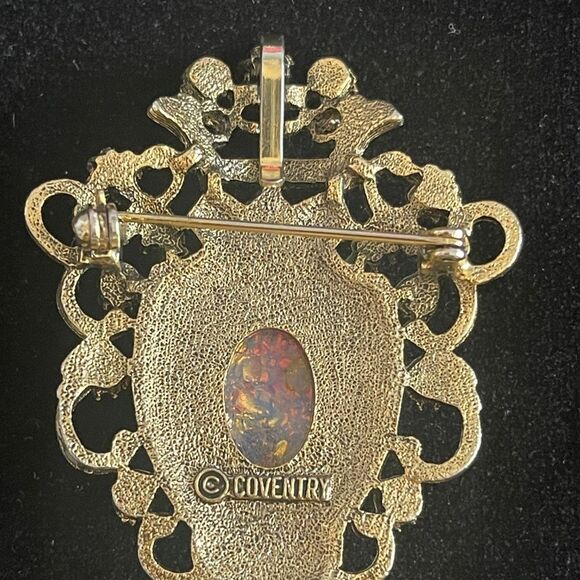 Vintage Sarah Coventry "Contessa" Rhinestone Brooch/Pendant Gently Loved - Picture 5 of 5